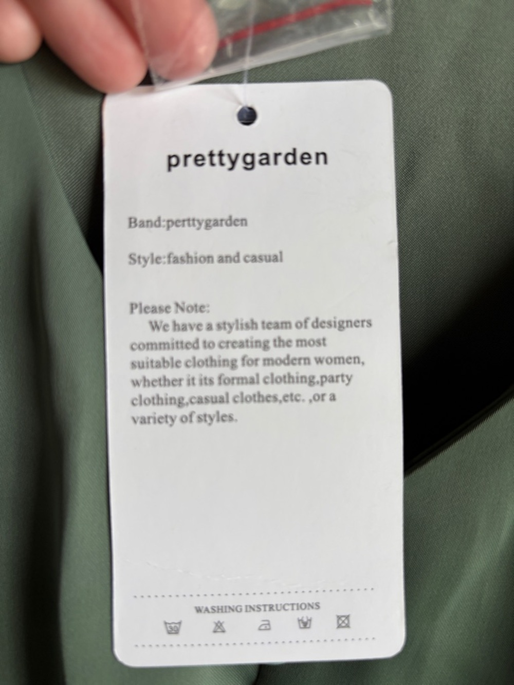 Pretty Garden Green Satin Dress Size Medium - Picture 4 of 6